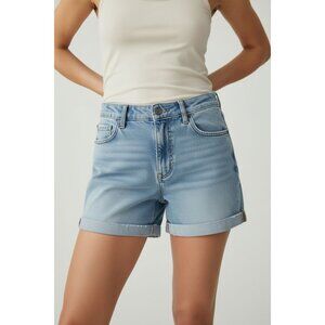 Old Navy Boyfriend Denim Shorts Distressed Light Wash Womens Size 0